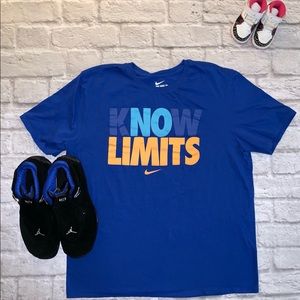 NIKE THE NIKE TEE SIZE XL ATHLETIC “KNOW LIMITS”